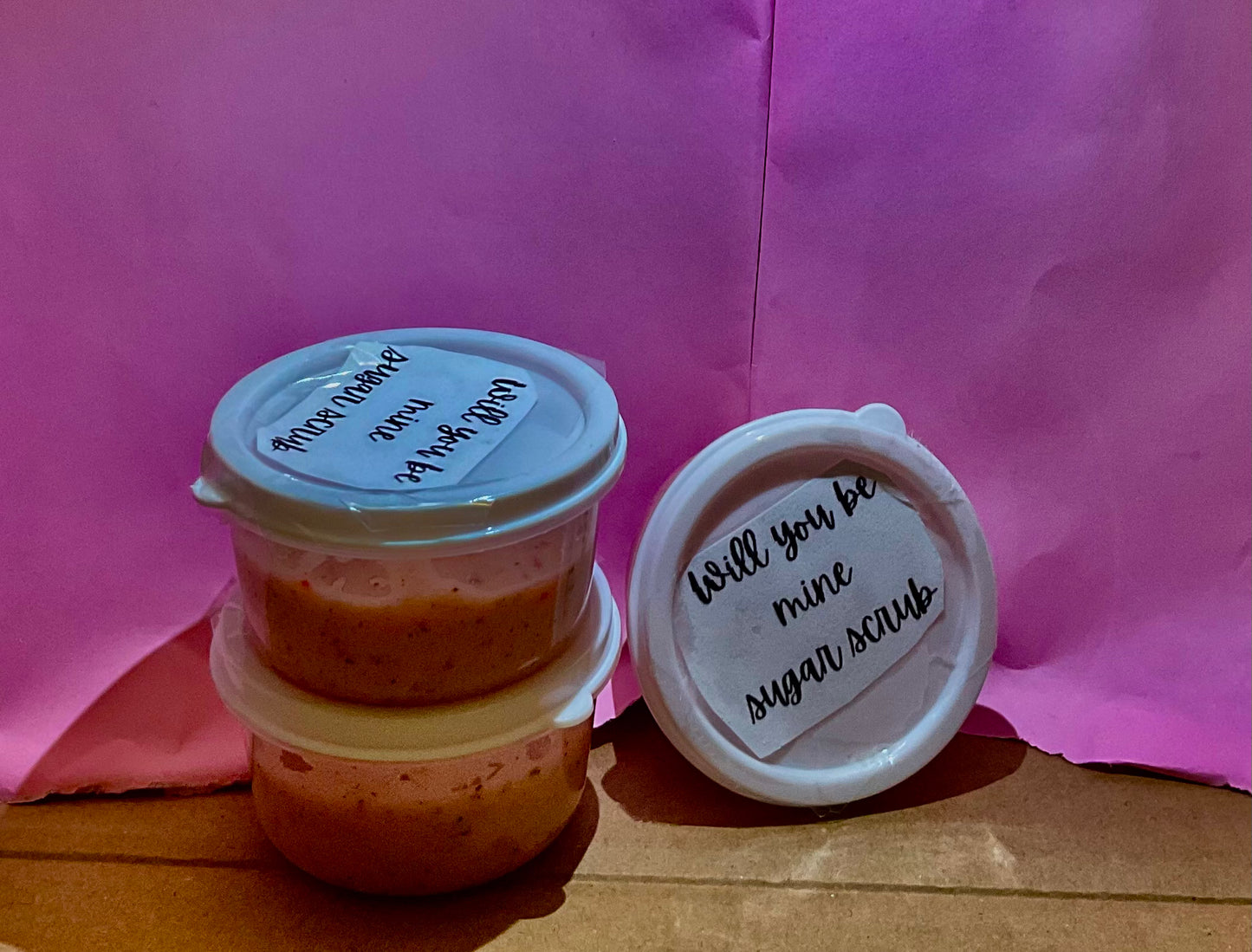 Will you be mine sugar scrub